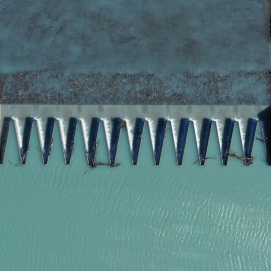 NZ’s first in-river labyrinth weir